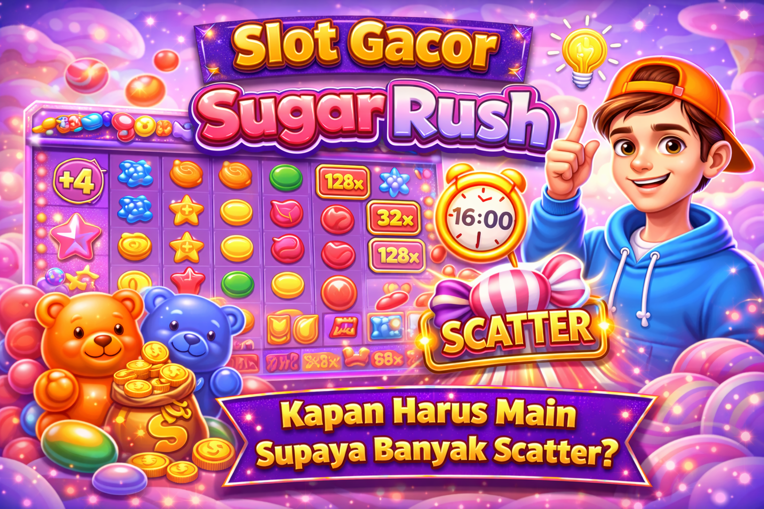 Strategi Bermain Sugar Rush Slot untuk Pemula