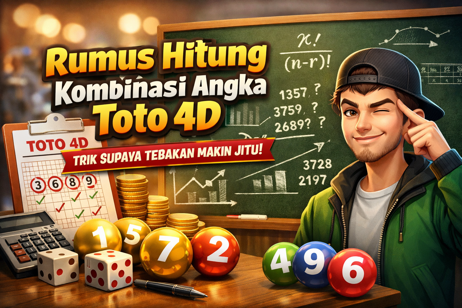 Rumus Hitung Kombinasi Angka Toto 4D: Cara Simpel Biar Nggak Asal Tebak!