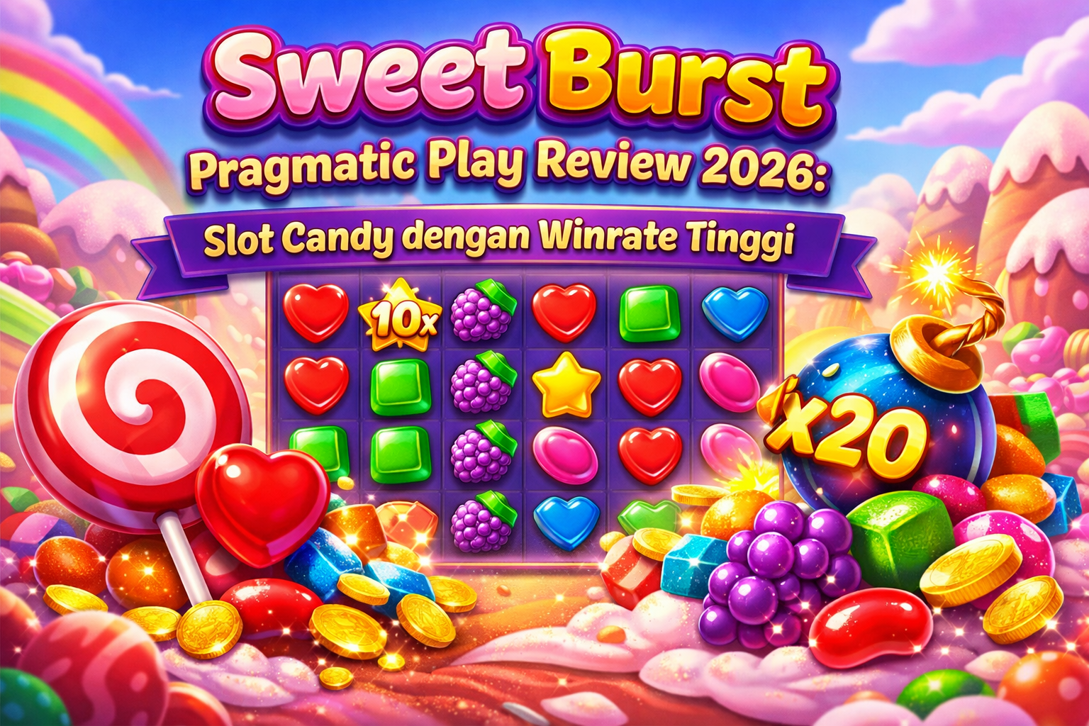 Sweet Burst Pragmatic Play Review 2026: Slot Candy dengan Winrate Tinggi