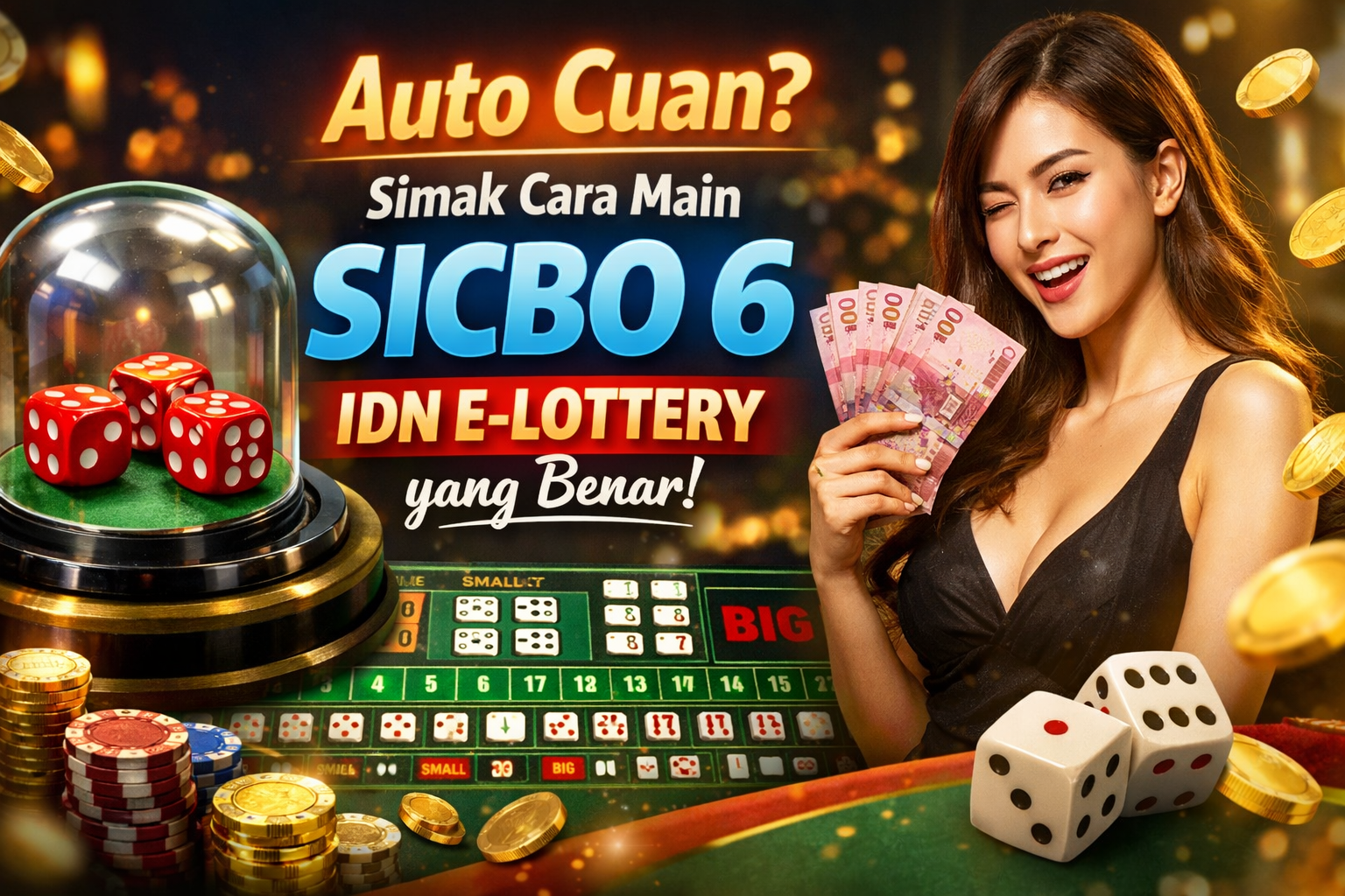 Auto Cuan? Simak Cara Main Sicbo 6 IDN E-LOTTERY yang Benar!