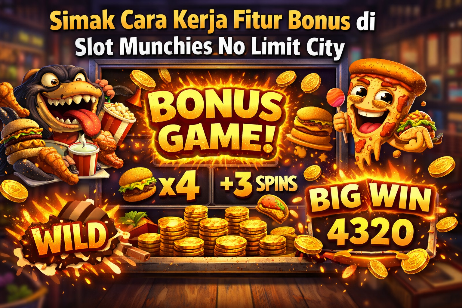 Simak Cara Kerja Fitur Bonus di Slot Munchies No Limit City